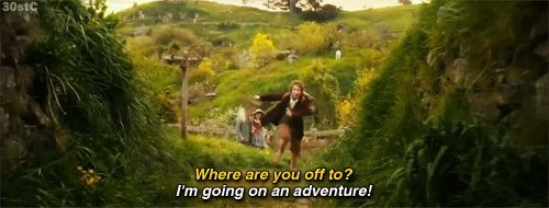 I'm going to an adventure