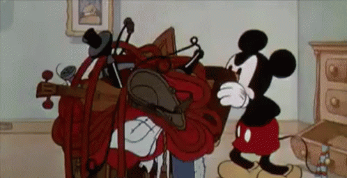 Mickey Mouse Packing Struggles
